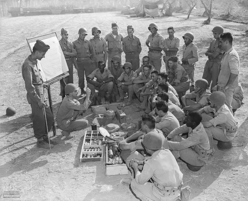 O Brasil foi aliado dos EUA e Reino Unido durante a Segunda Guerra e enviou combatentes à Itália — Foto: Arquivo Nacional via BBC