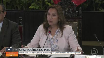 Congresso do Peru derruba a presidente Dina Boluarte