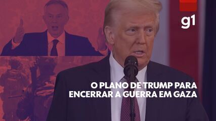 O plano de Trump para encerrar a guerra em Gaza