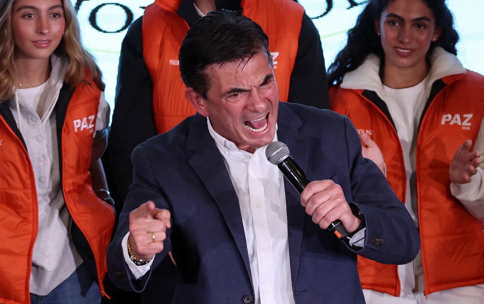 Presidente eleito na Bolívia Rodrigo Paz — Foto: REUTERS/Adriano Machado
