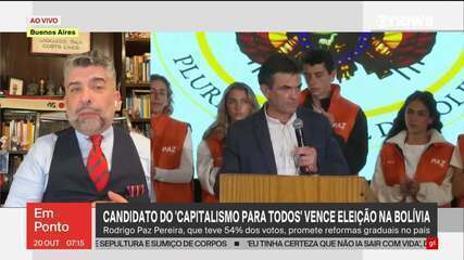 Vitória de Rodrigo Paz marca guinada à direta da Bolívia