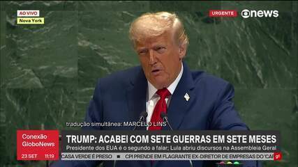 “Muita gente diz que eu deveria ganhar o Nobel da Paz”, diz Donald Trump na ONU