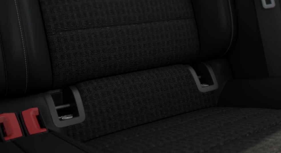 Pontos de ancoragem do Isofix em um Volkswagen Golf — Foto: divulgação/Volkswagen