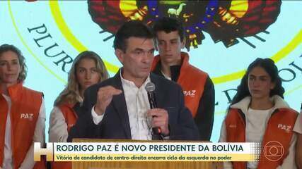 Rodrigo Paz, de centro-direita, é novo presidente da Bolívia