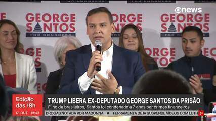 Trump libera ex-deputado George Santos da prisão