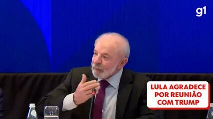 Lula se diz agradecido por encontro com Trump: 'Reunião que parecia impossível'