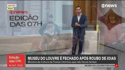 Museu do Louvre é fechado após roubo de joias
