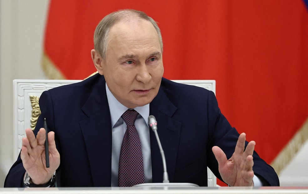 Vladimir Putin — Foto: Sputnik/Mikhail Tereshchenko/Pool via REUTERS