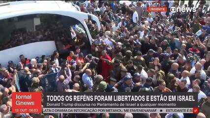 Prisioneiros palestinos são libertados