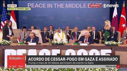 Acordo de cessar-fogo em Gaza é assinado