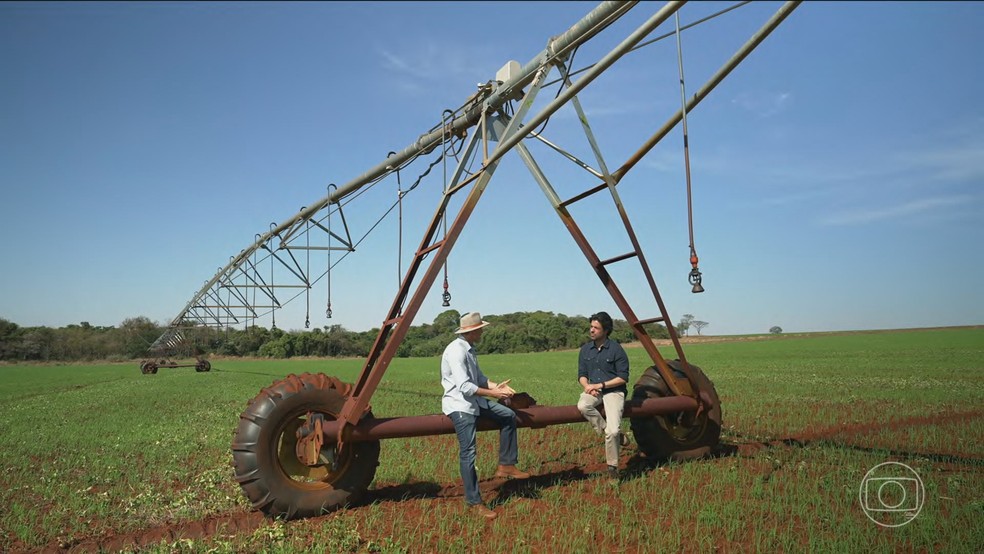 Série especial do JN mostra como o agronegócio brasileiro está enfrentando as mudanças climáticas — Foto: Jornal Nacional/ Reprodução