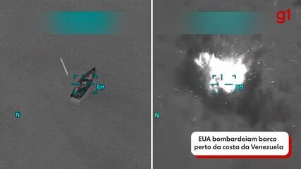 EUA bombardeiam barco perto da costa da Venezuela