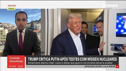 Trump critica Putin após testes nucleares