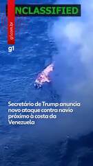 Secretário de Trump anuncia novo ataque contra navio próximo à costa da Venezuela