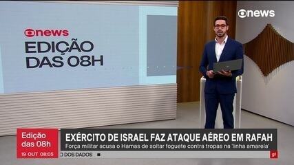 Israel volta a bombardear Gaza após acusar Hamas de romper cessar-fogo e atacar militares