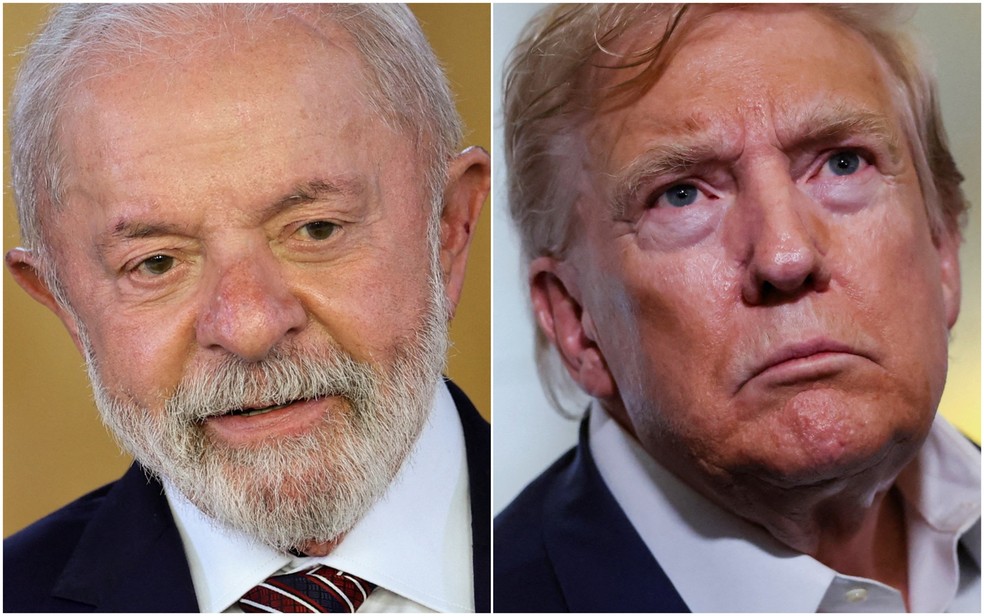 Lula e Trump — Foto: Adriano Machado/Reuters; Evelyn Hockstein/Reuters