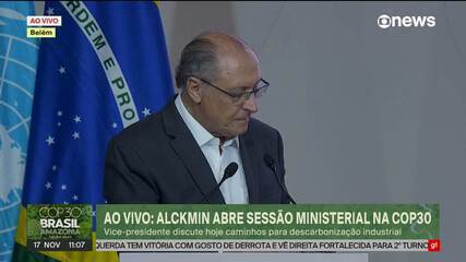 Alckmin defende triplicar energia renovável e dobrar eficiência até 2030 pelo fim da 'dependência de combustíveis fósseis'