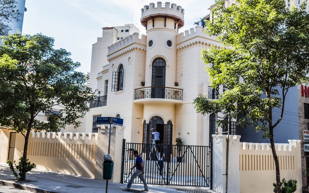 Castelinho da Rua Apa foi restaurado — Foto: Rogério de Santis/Futura Press/Estadão Conteúdo