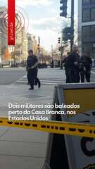 Dois militares são baleados perto da Casa Branca, nos Estados Unidos