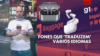 Fones que 'traduzem' vários idiomas: g1 testa AirPods Pro 3 e Galaxy Buds3 Pro