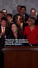 "Arquivos vão ajudar a me curar", diz brasileira vítima de Epstein