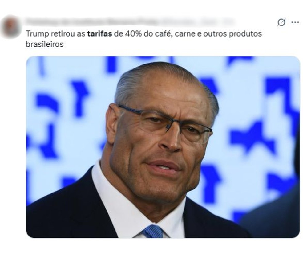 Meme sobre o tarifaço. — Foto: Reprodução/X