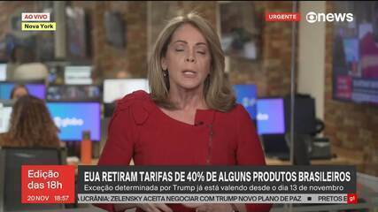 EUA retiram tarifas de 40% de alguns produtos brasileiros