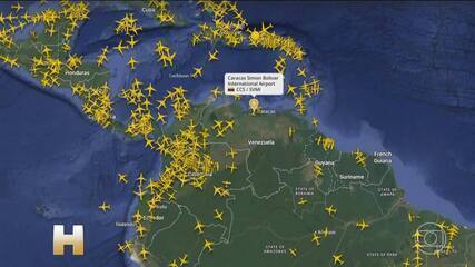 Trump diz para companhias considerarem espaço aéreo da Venezuela fechado