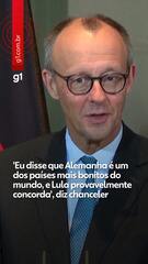 Chanceler alemão minimizou comentário sobre Belém e disse querer falar com Lula no G20