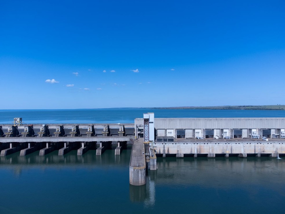 Usina Hidroelétrica Engenheiro Sérgio Motta, em Rosana (SP) — Foto: Cesp