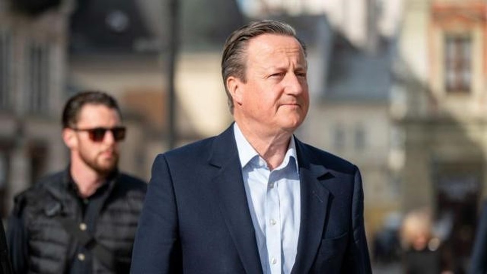 O ministro de Relações Exteriores britânico, David Cameron. — Foto: Getty Images