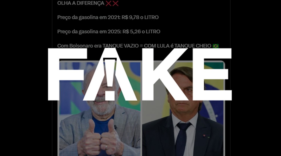 De acordo com dados da ANP, preço máximo da gasolina durante governo Bolsonaro chegou a R$ 9 — Foto: g1