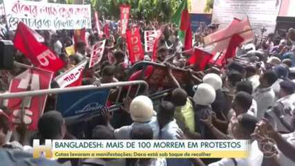 Mais de 100 pessoas morrem em protestos em Bangladesh