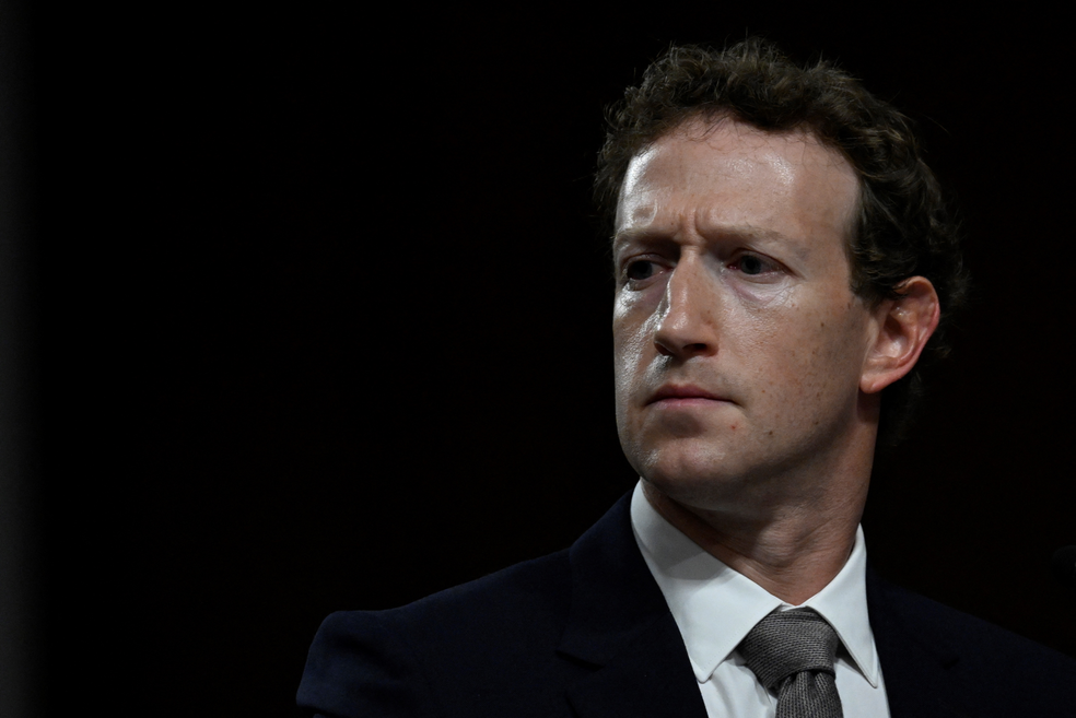 Mark Zuckerberg, CEO da Meta — Foto: ANDREW CABALLERO-REYNOLDS / AFP