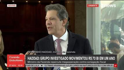 Haddad: grupo investigado movimentou R$70 bi em um ano