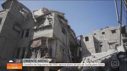 Conselho de Segurança da ONU aprova plano de paz de Trump para Gaza