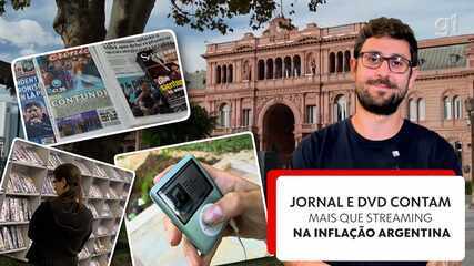 Entenda por que, na Argentina, jornal e DVD contam mais que streaming na inflação