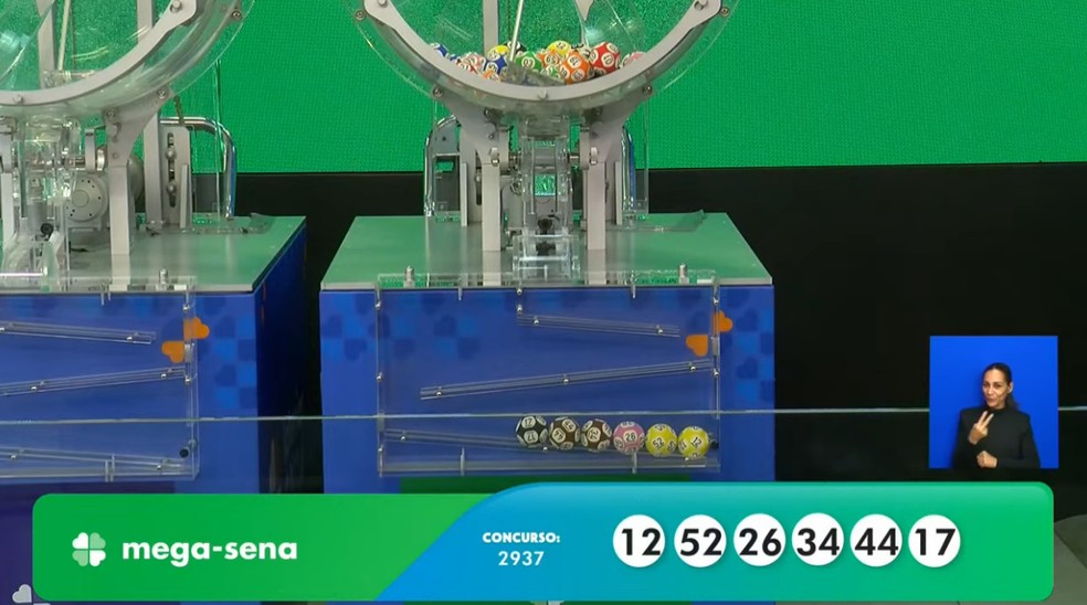 Mega-Sena, concurso 2.937 — Foto: Reprodução/Caixa