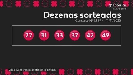 G1 | Loterias - Mega-Sena 2939