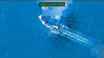 Marinha americana bombardeia mais um barco no Caribe