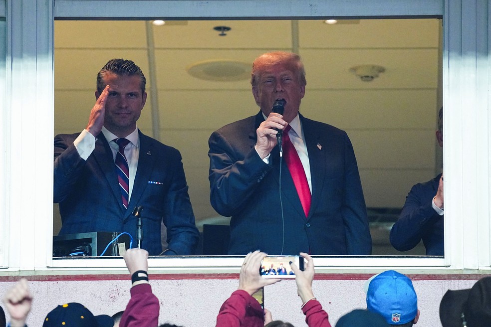 Segundo Pete Hegseth, operação Lança do Sul foi ordenada por Donald Trump — Foto: REUTERS