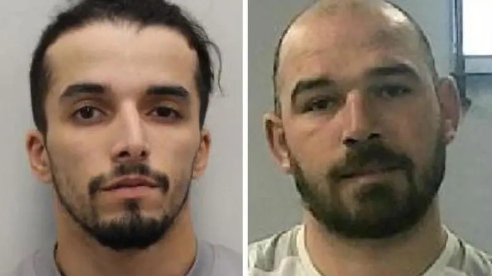 Brahim Kaddour-Cherif, de 24 anos, e William Smith, de 35 anos. — Foto: Met Police via BBC Brasil