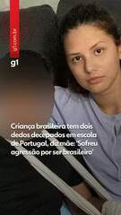 Criança brasileira tem dois dedos decepados em escola de Portugal