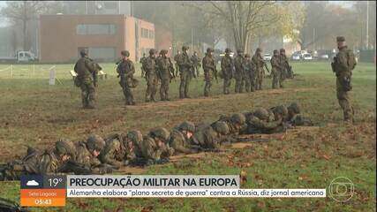 Alemanha elabora 'plano secreto de guerra' contra a Rússia, diz jornal americano