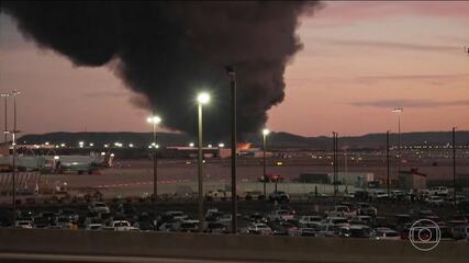 Queda de avião de carga após decolagem nos EUA deixa 11 mortos. 