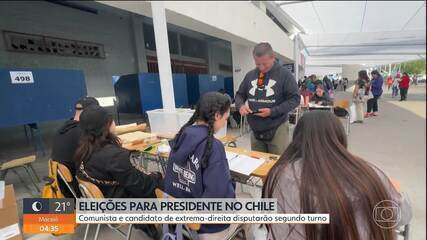 Candidatos da esquerda e extrema direta disputarão 2º turno das eleições presidenciais no Chile