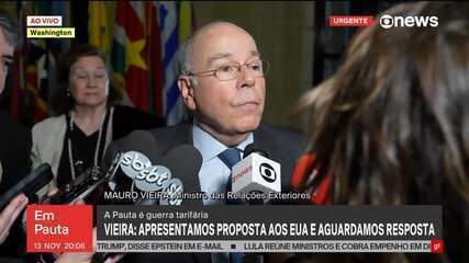 Mauro Vieira fala sobre reunião com Marco Rubio