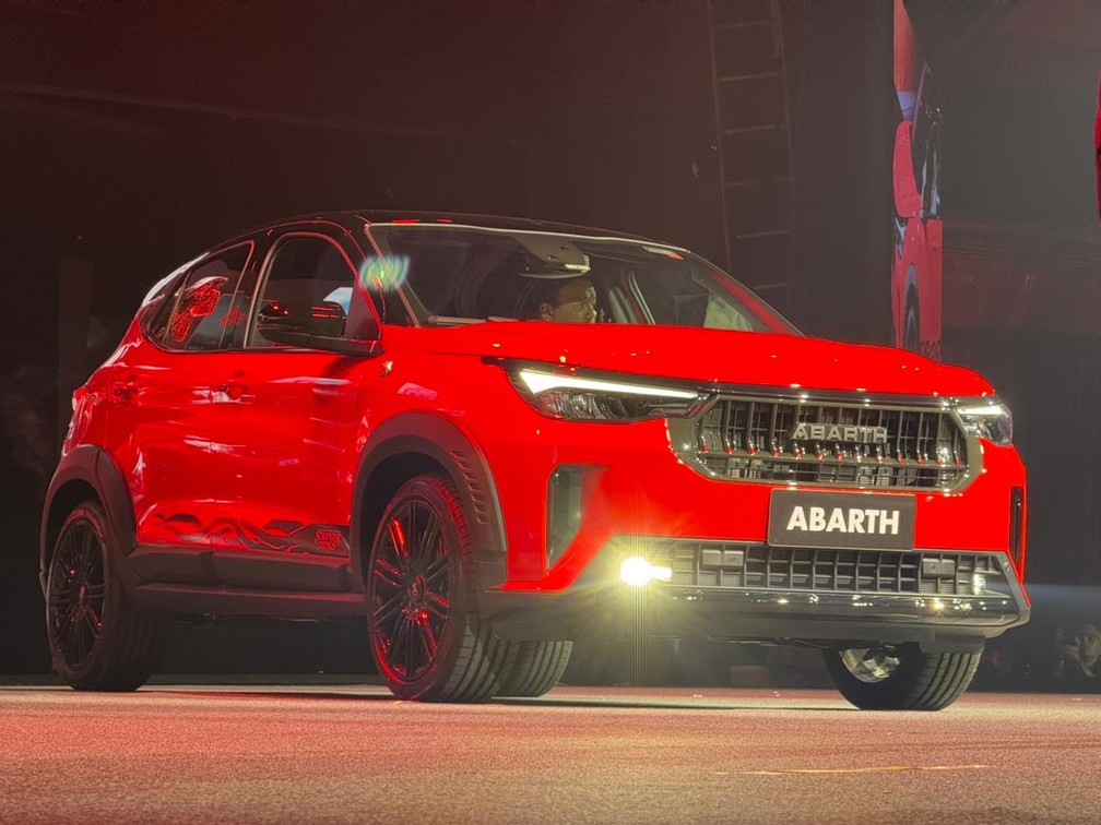 Fiat Pulse Stranger Things foi a novidade apresentada pela Fiat no Salão do Automóvel 2025 — Foto: André Fogaça/g1
