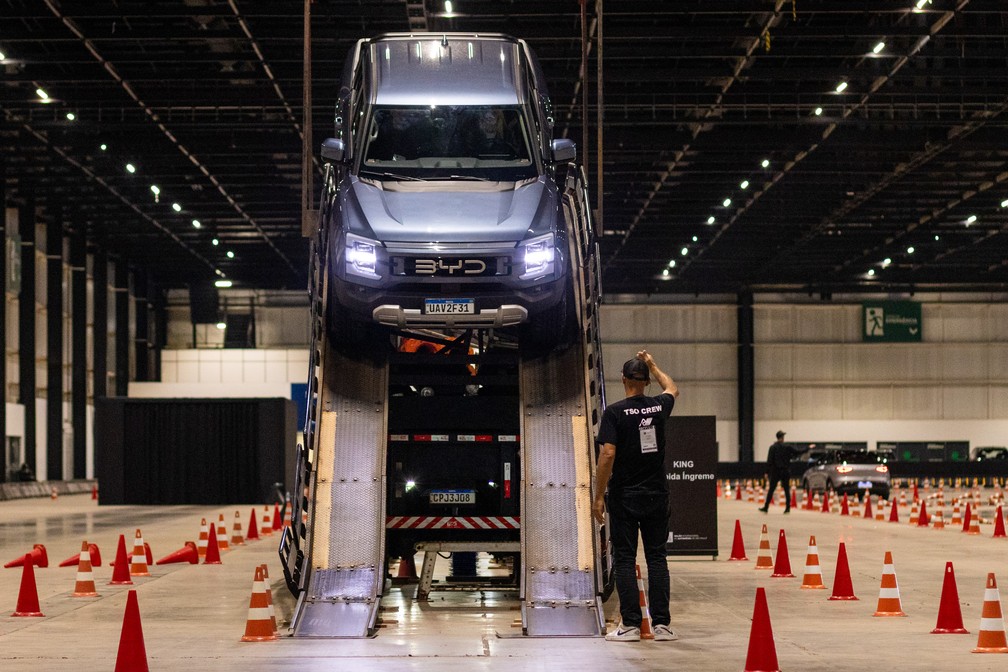 Salão do automóvel estreou testes indoor na edição de 2025 — Foto: Divulgação/RX