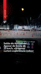 Salão do Automóvel: público aprova test-drive do evento, apesar do limite de 25 km/h